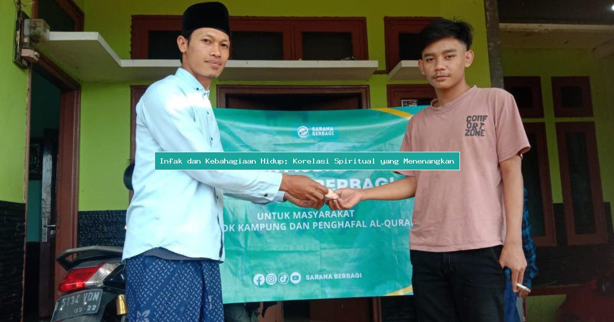 Infak dan Kebahagiaan Hidup: Korelasi Spiritual yang Menenangkan